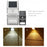 DS-SL2 Trapezoidal Solar Wall Light Waterproof PIR Motion Sensor Garden LED Light - Black Shell / White Light - 7
