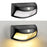 DS-3688 IP65 Waterproof Solar Powered Wall Lamp Outdoor Garden Path Step LED Light - Black Shell / Warm Light - 1