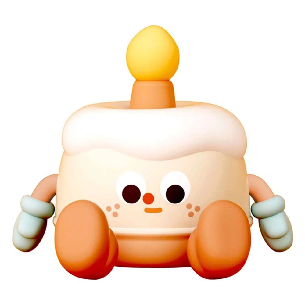 MY-006 Cute Cake Shaped Silicone Touch Night Lamp Bedside Lamp Bedroom Decoration LED Light - 1