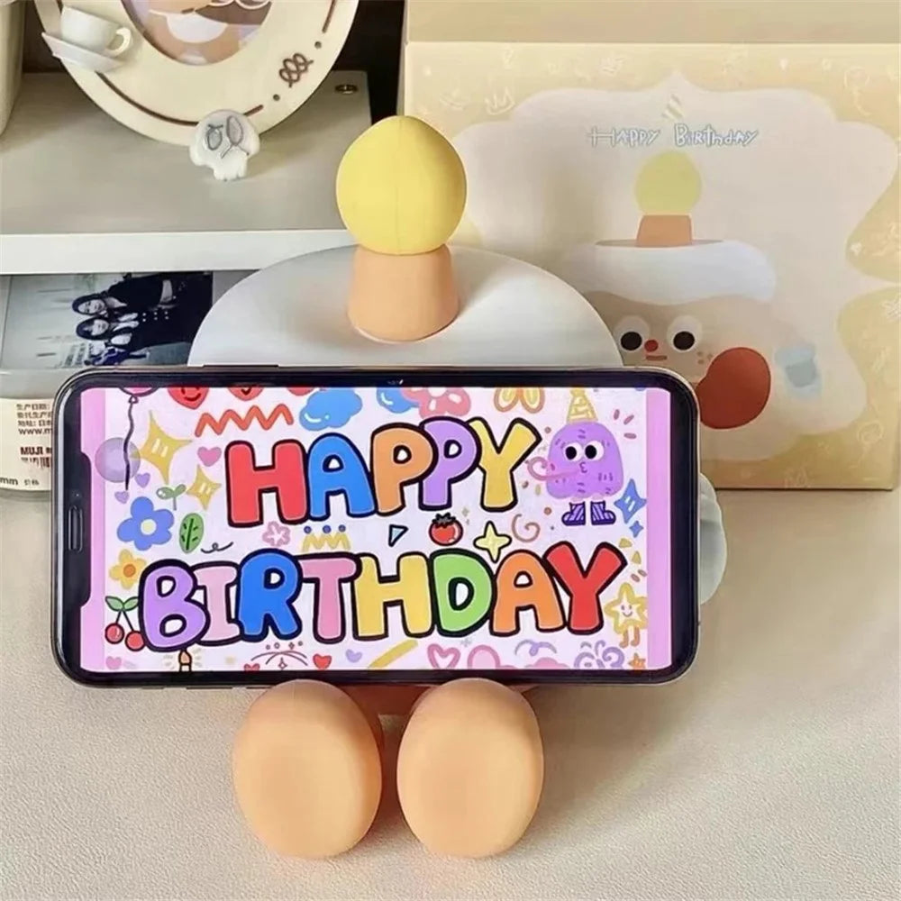 MY-006 Cute Cake Shaped Silicone Touch Night Lamp Bedside Lamp Bedroom Decoration LED Light - 5