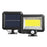 jl-159 Split PIR Motion Sensor Solar Light Outdoor Wall Mounted Night Light for Garden, Yard - 100COB / 1-Grid - 1
