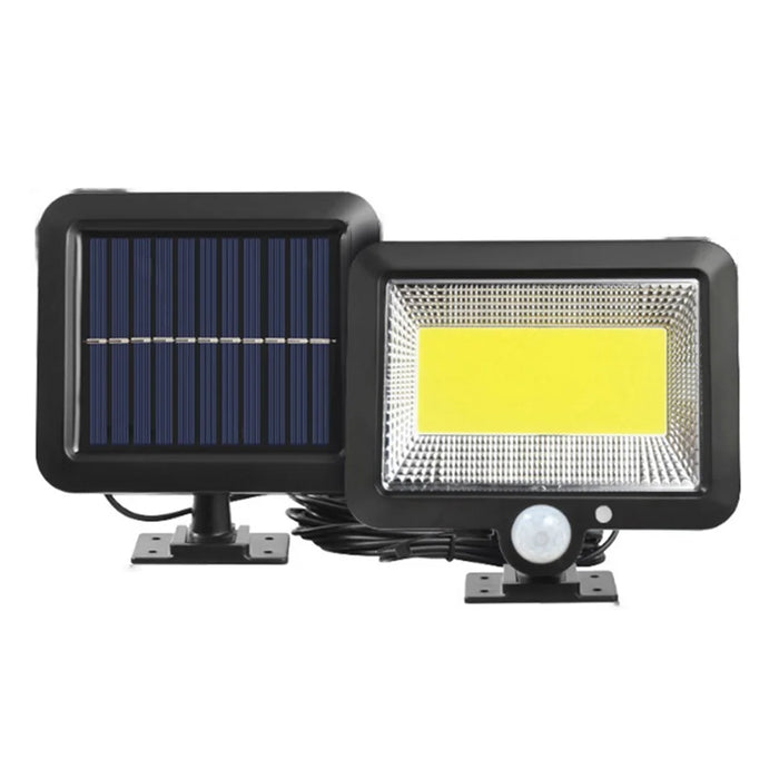 jl-159 Split PIR Motion Sensor Solar Light Outdoor Wall Mounted Night Light for Garden, Yard - 100COB / 1-Grid - 1