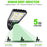 616 Motion Sensor Solar Powered Outdoor Garden Wall Light with Remote Control - 30 COB - 5