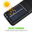 616 Motion Sensor Solar Powered Outdoor Garden Wall Light with Remote Control - 30 COB - 7