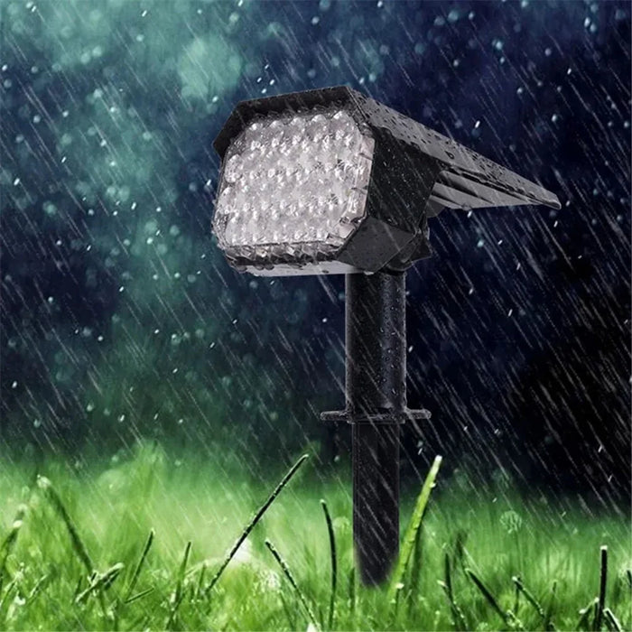 YH0528 4Pcs Solar Powered Landscape Light Lawn Ground Lamp for Outdoor Garden - 4