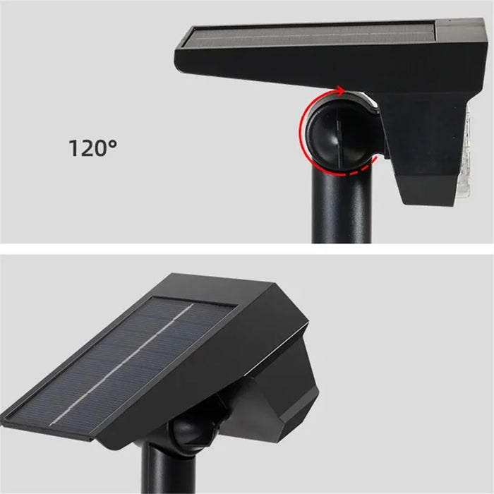 YH0528 4Pcs Solar Powered Landscape Light Lawn Ground Lamp for Outdoor Garden - 6