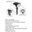 YH0528 4Pcs Solar Powered Landscape Light Lawn Ground Lamp for Outdoor Garden - 7