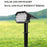 YH0528 1Pc IP65 Solar Powered Outdoor Landscape Light Lawn Ground Lamp - 2