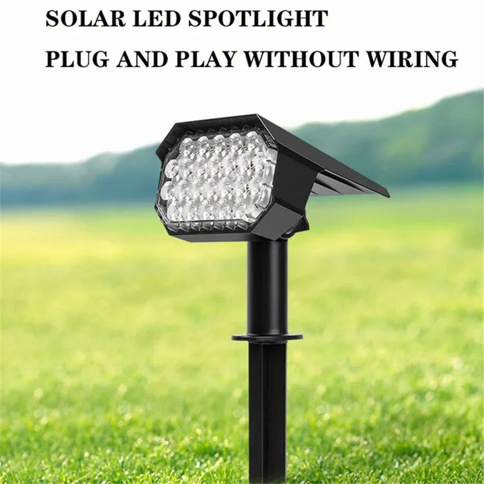 YH0528 1Pc IP65 Solar Powered Outdoor Landscape Light Lawn Ground Lamp - 2