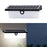 YH0617-PIR Outdoor Solar Power Light Sensing Wall Lamp PIR Induction Waterproof Garden Yard Light - White Light - 1
