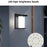 YH0619-PIR Outdoor Solar Motion Sensing Wall Lamp Waterproof Garden Yard Light - White Light - 2