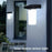 YH0620-PIR Solar Human Body Sensing Wall Lamp Waterproof Outdoor Garden Yard Light - White Light - 2