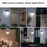 YH0620-PIR Solar Human Body Sensing Wall Lamp Waterproof Outdoor Garden Yard Light - White Light - 5