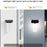 YH0620-PIR Solar Human Body Sensing Wall Lamp Waterproof Outdoor Garden Yard Light - White Light - 6