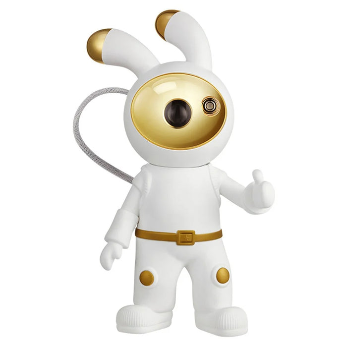 YPH-0125 Bedroom Atmosphere Light Space Rabbit Astronaut Projector Lamp, Battery Powered - 1
