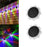 DSL188 2Pcs Motion Sensor Solar Powered Garden Ground Light with RGB Light - 1