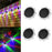 DSL188 4Pcs 4 Modes Motion Sensor Ground Light RGB Light Garden Solar Lamp - 1