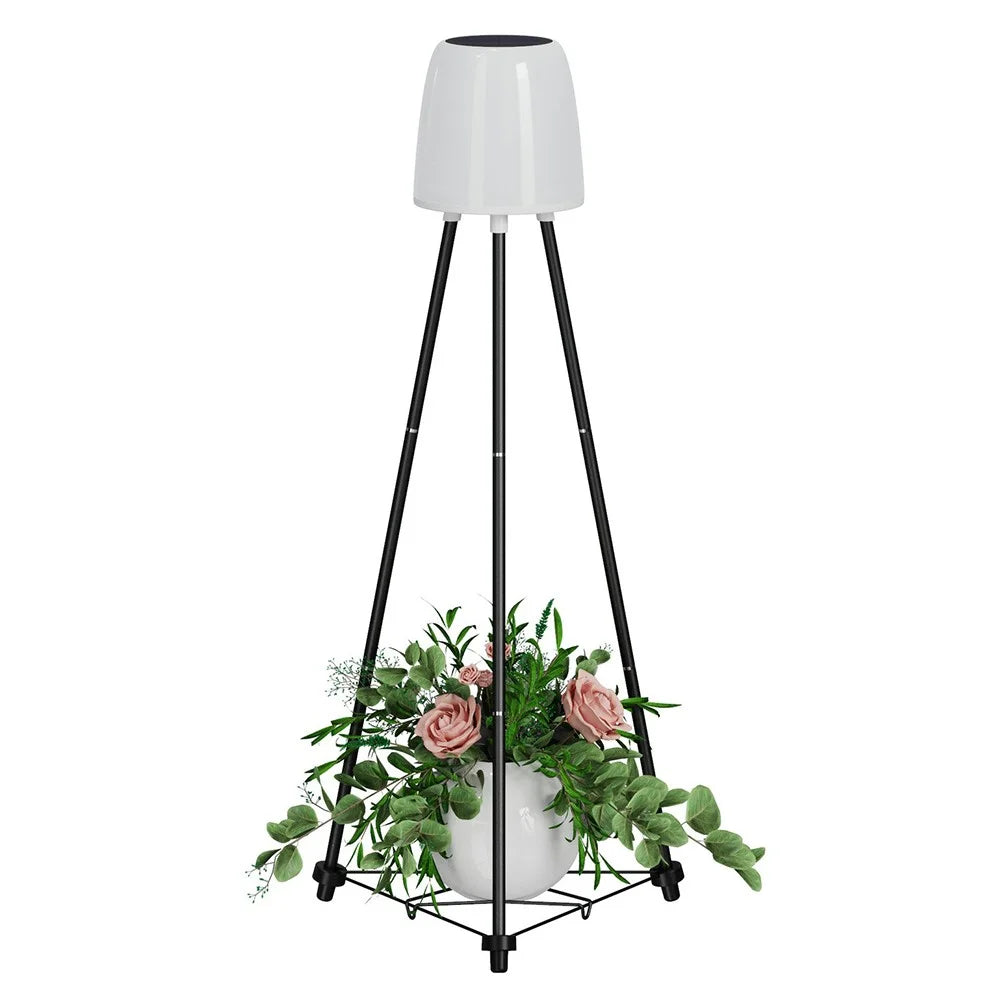YH2401 Outdoor Solar Lights with Plant Stands Waterproof Garden Balcony Decorative Lamp - 1