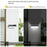 YH0617 Solar Powered Outdoor Waterproof Fence Light Wall Lamp for Garden Yard - White Light - 4