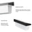 YH0617 Solar Powered Outdoor Waterproof Fence Light Wall Lamp for Garden Yard - White Light - 6