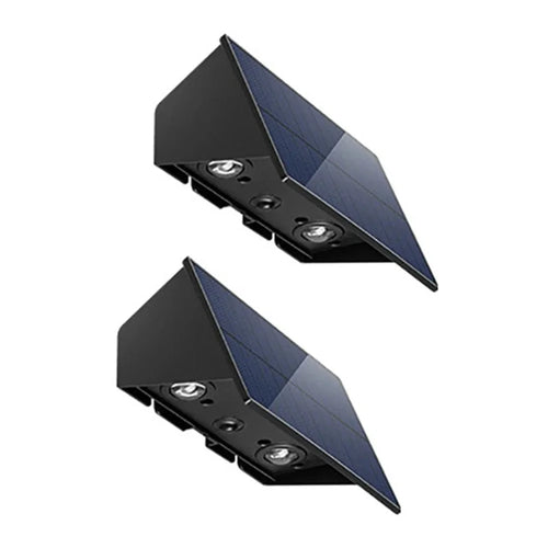 YH0616 2PCS Waterproof Porch Wall Hanging Light Solar Powered Outdoor Lamp - 1