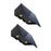 YH0616 2PCS Waterproof Porch Wall Hanging Light Solar Powered Outdoor Lamp - 1