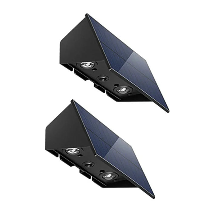 YH0616 2PCS Waterproof Porch Wall Hanging Light Solar Powered Outdoor Lamp - 1