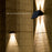 YH0616 2PCS Waterproof Porch Wall Hanging Light Solar Powered Outdoor Lamp - 2