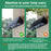 YH0616 2PCS Waterproof Porch Wall Hanging Light Solar Powered Outdoor Lamp - 7