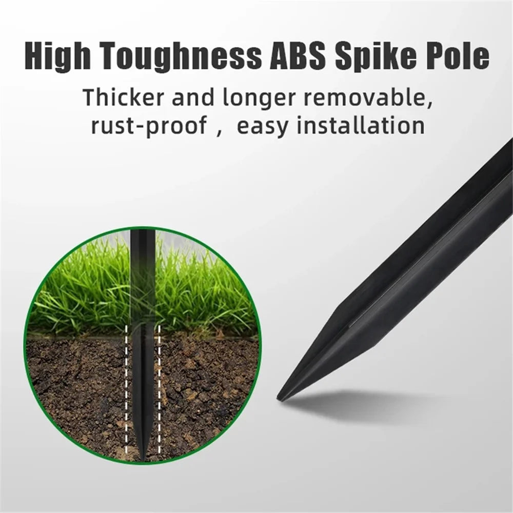 YH0801 2PCS Solar Powered Lamp Waterproof Garden Grass Lawn Light with Stake - White Light - 4