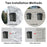 YH0614 Solar Fence Lights Wall-Mounted Square Shape Outdoor Garden Lamp - 5