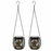 Iron Solar LED Light Hollow-Out Lamp Waterproof Garden Hanging Projection Light (CE, RoHS, FCC) - Bird - 4