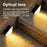 2Pcs Solar Step Lights for Outside Warm Solar Stair Lights Long-lasting Brightness Enhanced Battery - 4