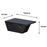 YH0626-2LED 2PCS Convex Mirror 7-Shape Solar Powered Lamps Warm Light for Patio, Yard, Garden - 7
