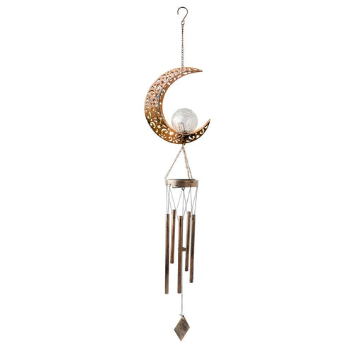 Balcony Wind Chimes Outdoor Yard Solar Lights Birthday Gift Hanging Decoration Lamps - 1