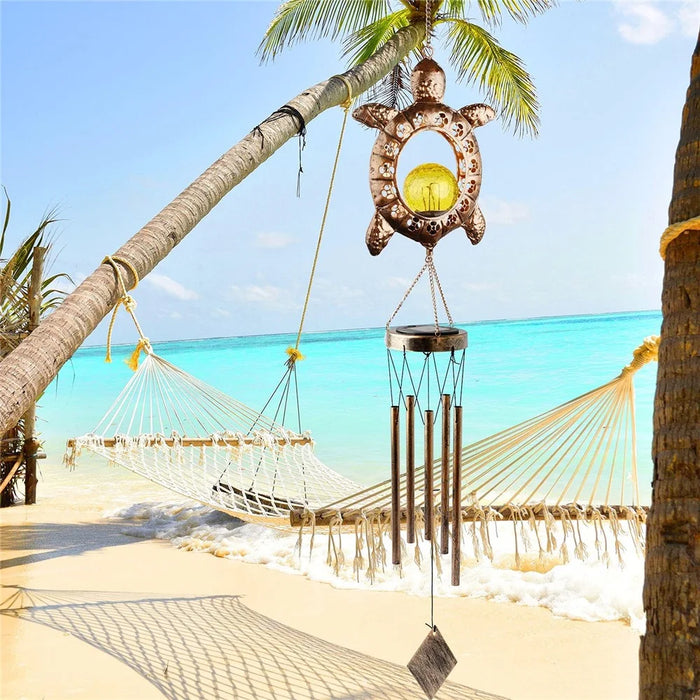 Hanging Decoration Lamps Balcony Wind Chimes Outdoor Yard Solar Lights Birthday Gift - 4