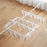 YM-6171 100PCS Laundry Hanger Drying Rack Foldable Clip Hanger for Drying Towels Bras Baby Clothes Underwears - 2
