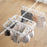 YM-6171 100PCS Laundry Hanger Drying Rack Foldable Clip Hanger for Drying Towels Bras Baby Clothes Underwears - 5