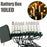 1m 10-LED Clip Design Candle LED String Light Christmas Tree Birthday Party Decorative Lamp, 2xAA Battery / Flashing+Timing - 1