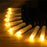 1m 10-LED Clip Design Candle LED String Light Christmas Tree Birthday Party Decorative Lamp, 2xAA Battery / Flashing+Timing - 2