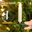 1m 10-LED Clip Design Candle LED String Light Christmas Tree Birthday Party Decorative Lamp, 2xAA Battery / Flashing+Timing - 4