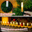 1m 10-LED Clip Design Candle LED String Light Christmas Tree Birthday Party Decorative Lamp, 2xAA Battery / Flashing+Timing - 6