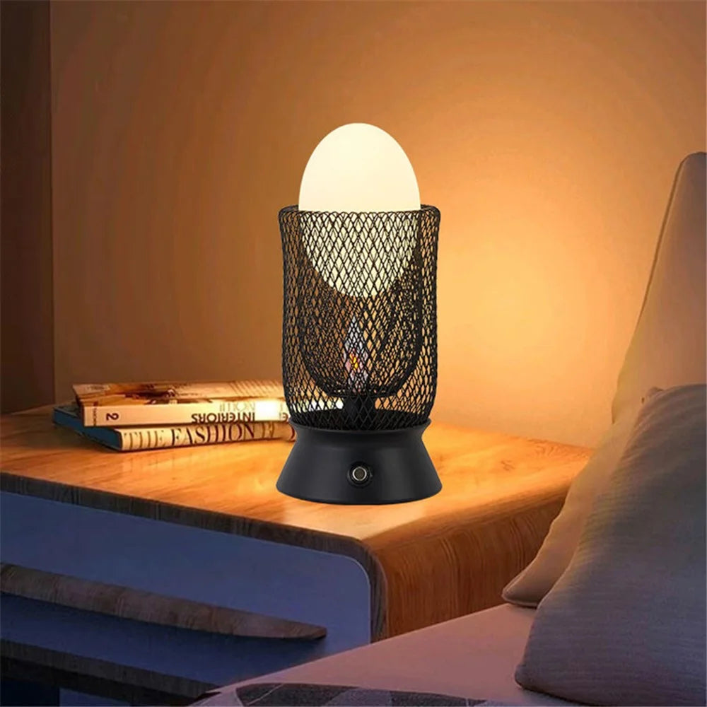 Sphere Rechargeable Bedroom Table Lamp Iron Art Outdoor Camping Atmosphere Light - 3