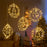 IP68 Waterproof Dual Ring Christmas Light Gift Window Decoration with Remote Control - Warm White+Bell - 2