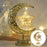 Holiday Decoration LED Table Lamp Vines Star Iron Art Hollow Moon Desktop Light - 3