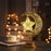Holiday Decoration LED Table Lamp Vines Star Iron Art Hollow Moon Desktop Light - 7