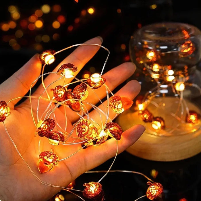 2m 20-LED Pine Cone Design String Light Home Festival Decorative Ambient Light, Constant Light - 2