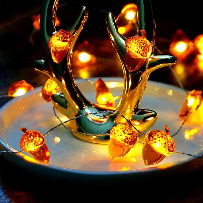 2m 20-LED Pine Cone Design String Light Home Festival Decorative Ambient Light, Constant Light - 5