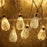 3m 20-LED Iron Art Water Drop String Light Home Party Decorative Ambient Lamp, Constant Warm Light - 5