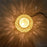 Rattan Ball Wax Melt Lamp Dimmable Decorative Night Light Aroma Diffuser Light Wax Melting Device, EU Plug - Yellow - 3